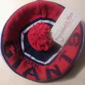 Mitchell & Ness Ny Giants cuffless knit hat